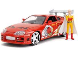 Toyota  - Supra 1995 white/red/yellow - 1:24 - Jada Toys - 35347 - jada35347 | Toms Modelautos