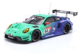 Porsche  - 911 GT3  2023 blue - 1:18 - IXO Models - LEGT18-23037B - ixLEGT18-23037B | Toms Modelautos