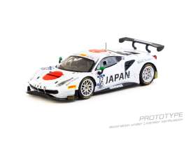 Ferrari  - 488 GT3 2018 white - 1:64 - Tarmac - T64-072-18GTN12 - TC-T64-072-18GTN12 | Toms Modelautos