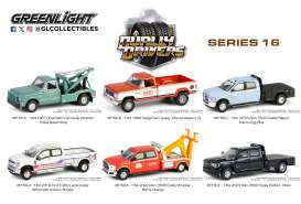 Assortment/ Mix  - Dually Drivers Series 16 various - 1:64 - GreenLight - 46160 - gl46160 | Toms Modelautos