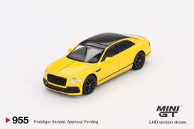 Bentley  - Flying 2023 yellow - 1:64 - Mini GT - 00955-L - MGT00955Lhd | Toms Modelautos