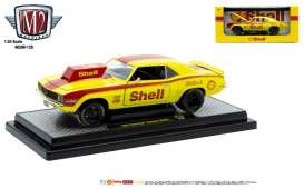 Chevrolet  - Camaro SS/RS 1969 yellow/red - 1:24 - M2 Machines - 40300-129A - M2-40300-129A | Toms Modelautos