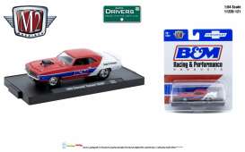 Chevrolet  - Camaro 1969 red/white/blue - 1:64 - M2 Machines - 11228R121-1969 - M2-11228R121-1969 | Toms Modelautos