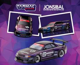 Nissan  - Skyline R32 purple - 1:64 - Tarmac - T64G-061-MP - TC-T64G-061-MP | Toms Modelautos