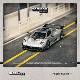 Pagani  - Huayra R silver - 1:64 - Tarmac - T64G-TL035-SL - TC-T64G-TL035-SL | Toms Modelautos