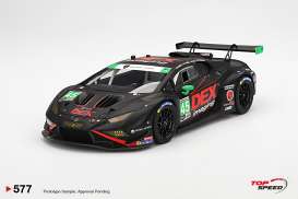 Lamborghini  - Huracan GT3 Evo2 2024 black/red/green - 1:18 - Top Speed - TS0577 - TS0577 | Toms Modelautos