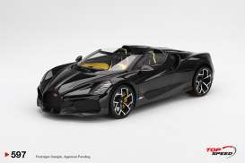 Bugatti  - W16 Mistral 2023 black - 1:18 - Top Speed - TS0597 - TS0597 | Toms Modelautos