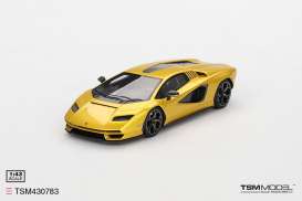 Lamborghini  - Countach LPI 800-4 2021 yellow - 1:43 - TrueScale - TSM430783 - TSM430783 | Toms Modelautos