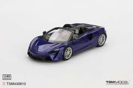 McLaren  - Artura Spider 2024 blue - 1:43 - TrueScale - TSM430810 - TSM430810 | Toms Modelautos