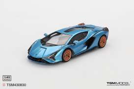 Lamborghini  - Sian FKP 37 2022 blue - 1:43 - TrueScale - TSM430830 - TSM430830 | Toms Modelautos