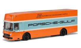 Mercedes Benz  - O317 orange/blue - 1:18 - Schuco - 0152 - schuco0152 | Toms Modelautos