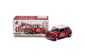 Mini Cooper - Mk1 red/white - 1:50 - Tiny Toys - MINI0008 - tinyMINI0008 | Toms Modelautos