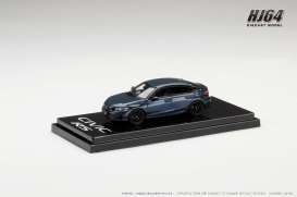 Honda  - Civic RS blue - 1:64 - Hobby Japan - HJ642046ABL - HJ642046ABL | Toms Modelautos