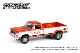 Dodge  - RAM 1989 red/white - 1:64 - GreenLight - 46160B - gl46160B | Toms Modelautos