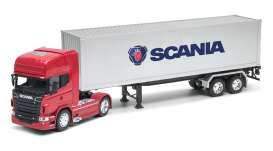 Scania  - 2015 red - 1:32 - Welly - 32671S-W-RED - welly32671Sr | Toms Modelautos