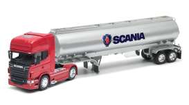 Scania  - 2015 red - 1:32 - Welly - 32672S-W-RED - welly32672Sr | Toms Modelautos