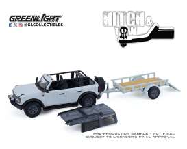 Ford  - Bronco 2021 grey - 1:64 - GreenLight - 32330D - gl32330D | Toms Modelautos