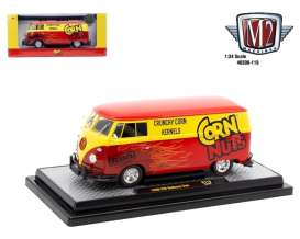 Volkswagen  - Delivery Van  1960 red/yellow - 1:24 - M2 Machines - 40300-119A - M2-40300-119A | Toms Modelautos