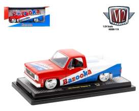 Chevrolet  -  Cheyenne 10 1973 red/white/blue - 1:24 - M2 Machines - 40300-119B - M2-40300-119B | Toms Modelautos