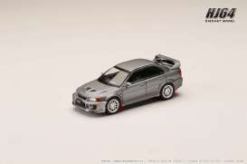 Mitsubishi  - Lancer GSR 1998 grey - 1:64 - Hobby Japan - HJ642032AGM - HJ642032AGM | Toms Modelautos