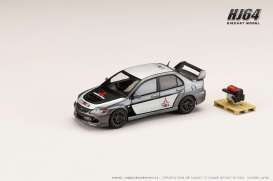 Mitsubishi  - Lancer Evolution 9 2006 grey - 1:64 - Hobby Japan - HJ648054MP - HJ648054MP | Toms Modelautos