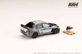 Mitsubishi  - Lancer Evolution 9 2006 grey - 1:64 - Hobby Japan - HJ648054MP - HJ648054MP | Toms Modelautos