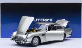 Aston Martin  - DB5 silver - 1:18 - AutoArt - 70287 - autoart70287 | Toms Modelautos