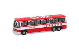 Bus  - red/white - 1:110 - Tiny Toys - COKE116 - tinyCOKE116 | Toms Modelautos