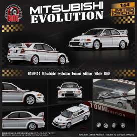 Mitsubishi  - Lancer Evo 6.5 white - 1:64 - BM Creations - 64B0414 - BM64B0414 | Toms Modelautos