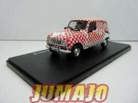 Renault  - 4 1982 red/white - 1:43 - Magazine Models - R4L52 - magR4L52 | Toms Modelautos