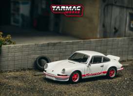 Porsche  - 911 white/red - 1:64 - Tarmac - T64S-023-WR - TC-T64S-023-WR | Toms Modelautos