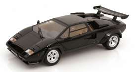 Lamborghini  - Countach LP 5000S QV 1985 black - 1:12 - KK - Scale - DC120143 - kkdc120143 | Toms Modelautos