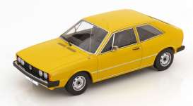 Volkswagen  - Scirocco  1 TS 1976 yellow - 1:18 - KK - Scale - 181373 - kkdc181373 | Toms Modelautos