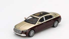 Mercedes Benz  - Maybach S680 2024 gold/red - 1:64 - Mini GT - 00962-R - MGT00962Rhd | Toms Modelautos