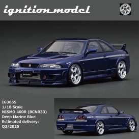   -  Nismo 400R (BCNR33) blue - 1:18 - Ignition - IG3655 - IG3655 | Toms Modelautos