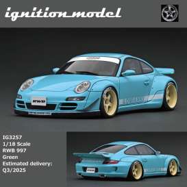   - RWB 997 green-blue - 1:18 - Ignition - IG3257 - IG3257 | Toms Modelautos