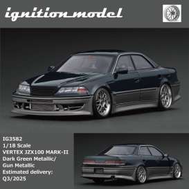   - VERTEX JZX100 MARK-II green/gun - 1:18 - Ignition - IG3582 - IG3582 | Toms Modelautos