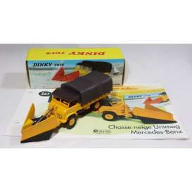 Mercedes Benz  - Unimog yellow/black - 1:43 - Magazine Models - 567 - magDT567 | Toms Modelautos