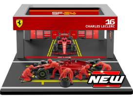 Ferrari  - SF-24 2024 red - 1:43 - Bburago - 36862L - bura36862L | Toms Modelautos