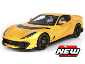 Ferrari  - 812 yellow - 1:64 - Maisto - 15709Y - mai15709Y | Toms Modelautos