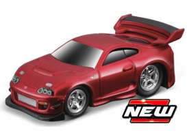 Toyota  - Supra MK4 1995 red metallic - 1:64 - Maisto - 15536-04 - mai15536-04 | Toms Modelautos