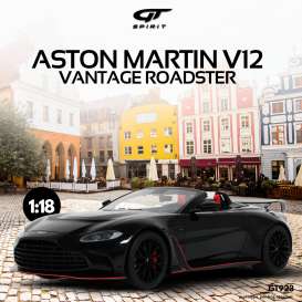 Aston Martin  - V12 Vantage Roadster 2023 black - 1:18 - GT Spirit - GT923 - GT923 | Toms Modelautos