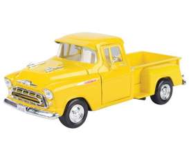 Chevrolet  - 3100 Stepside Pick-Up 1957 yellow - 1:24 - Motor Max - 79381y - mmax79381y | Toms Modelautos