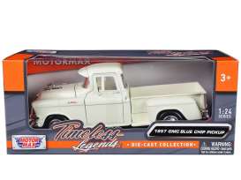 GMC  -  Blue Chip Pick-Up 1957 cream - 1:24 - Motor Max - 79383cr - mmax79383cr | Toms Modelautos