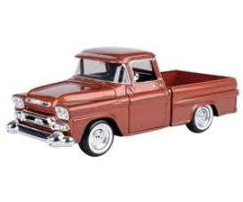 GMC  - 100 Wideside Pick-Up 1958 brown - 1:24 - Motor Max - 79385bw - mmax79385bw | Toms Modelautos