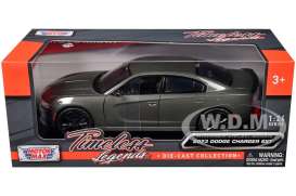 Dodge  - Charger SXT 2023 grey - 1:24 - Motor Max - 79387grey - mmax79387grey | Toms Modelautos