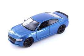 Dodge  - Charger SXT 2023 blue - 1:24 - Motor Max - 79387bl - mmax79387blue | Toms Modelautos