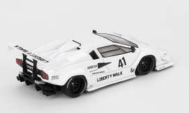 Lamborghini  - Countach 2024 white - 1:64 - Mini GT - 00966-BL - MGT00966BL | Toms Modelautos