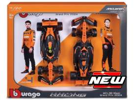 McLaren  - MCL38 2024 orange/black - 1:24 - Bburago - 18-28051 - bura28051 | Toms Modelautos