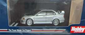 Mitsubishi  - Lancer 1998 silver - 1:64 - Hobby Japan - HJ641032AS - HJ641032AS | Toms Modelautos